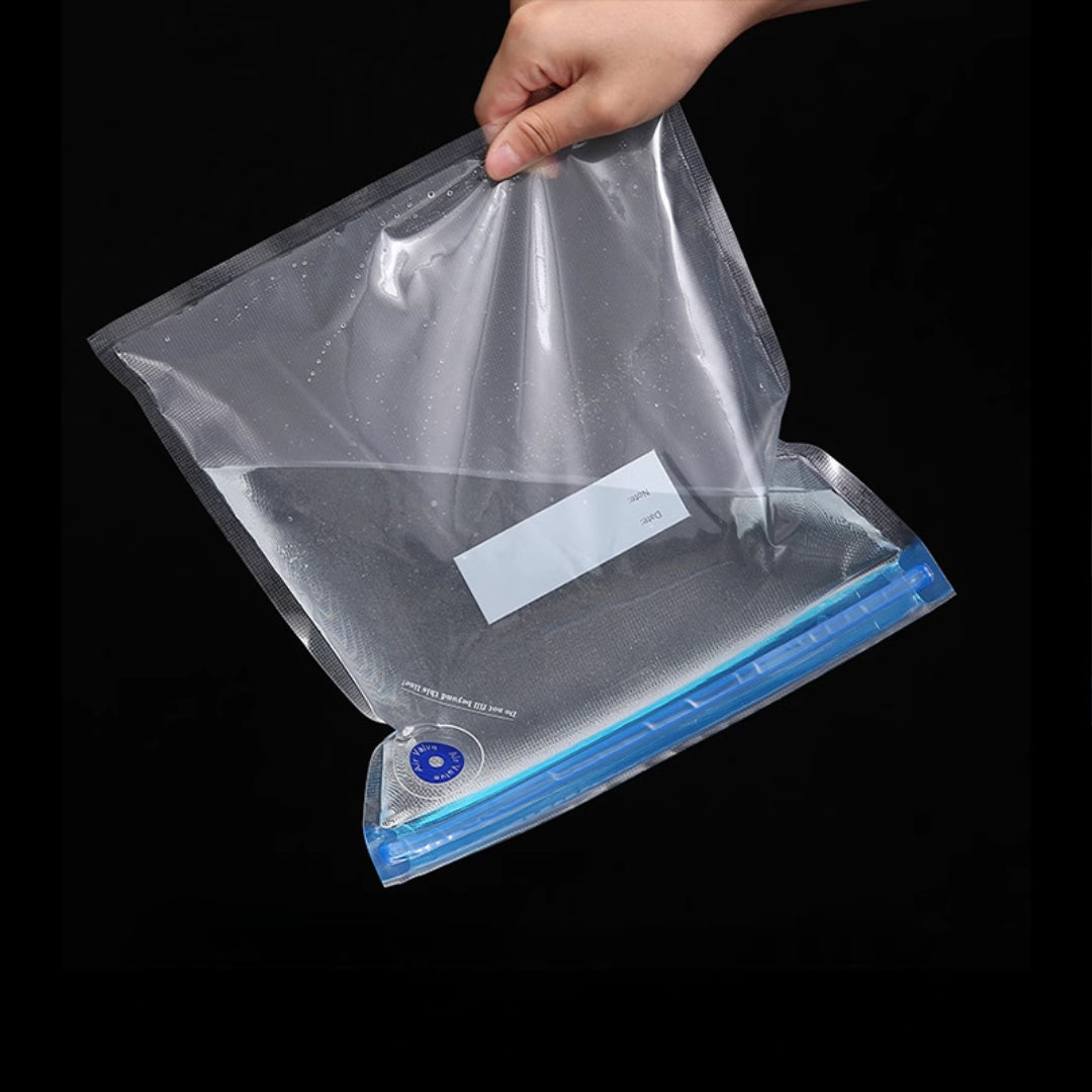 Pack de 6 sachets hermétiques de taille moyenne réutilisables
